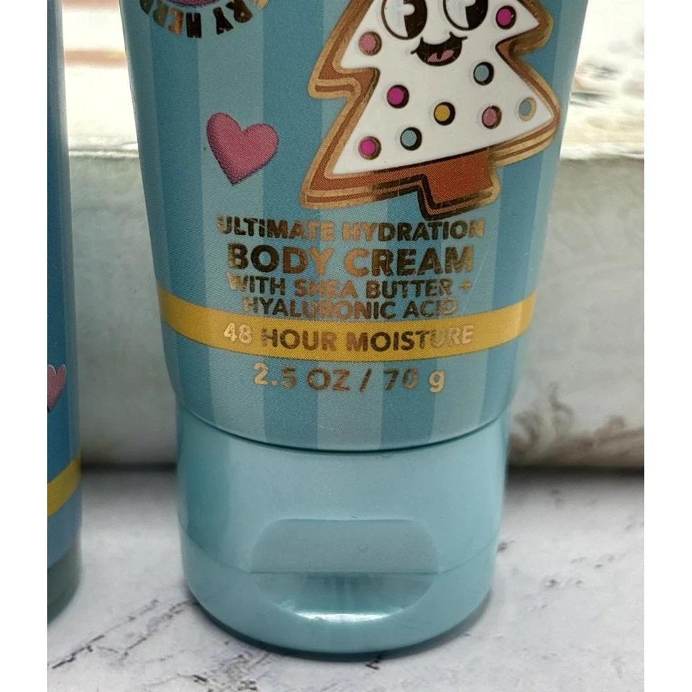 Bath & Body Works Warm Butter Cookie Mini Travel Size Mist & Body Cream Set New